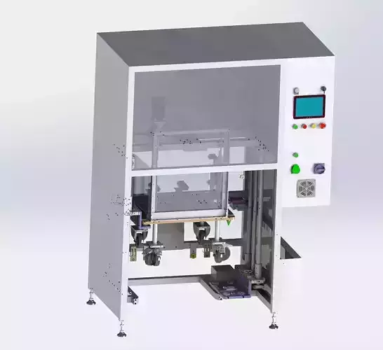 Elevator type loading and unloading equipment 3D model