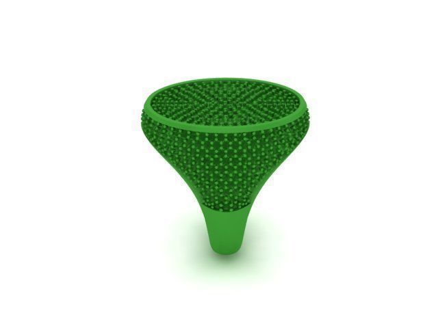 pave wedding ring 3D print model_4