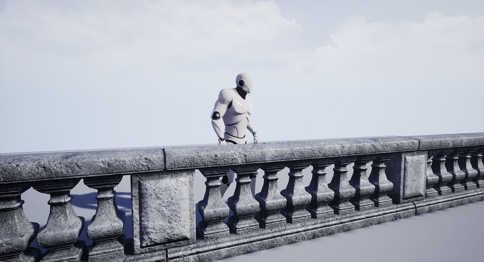 Modular balusters Low-poly 3D model_9