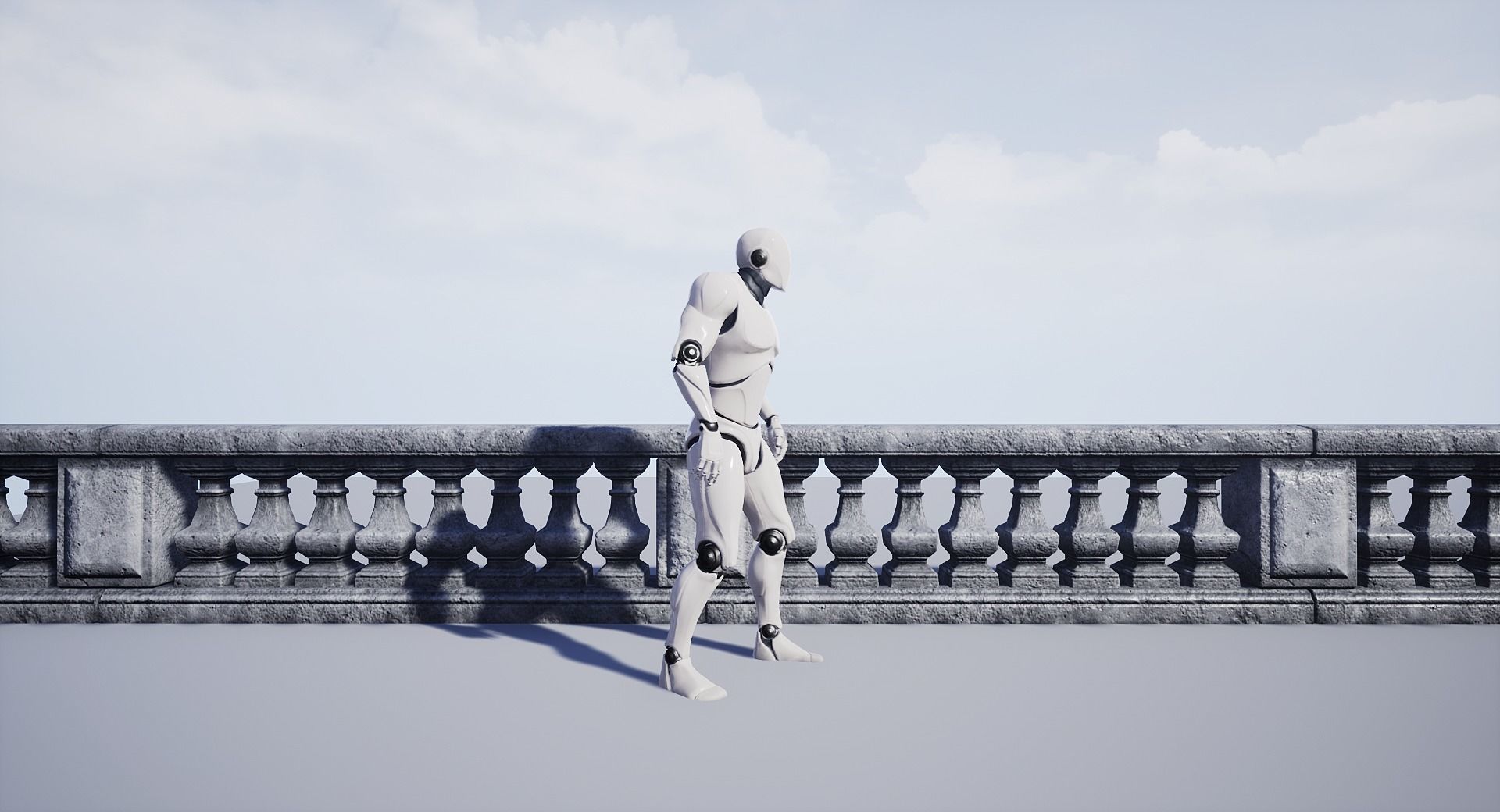 Modular balusters Low-poly 3D model_7