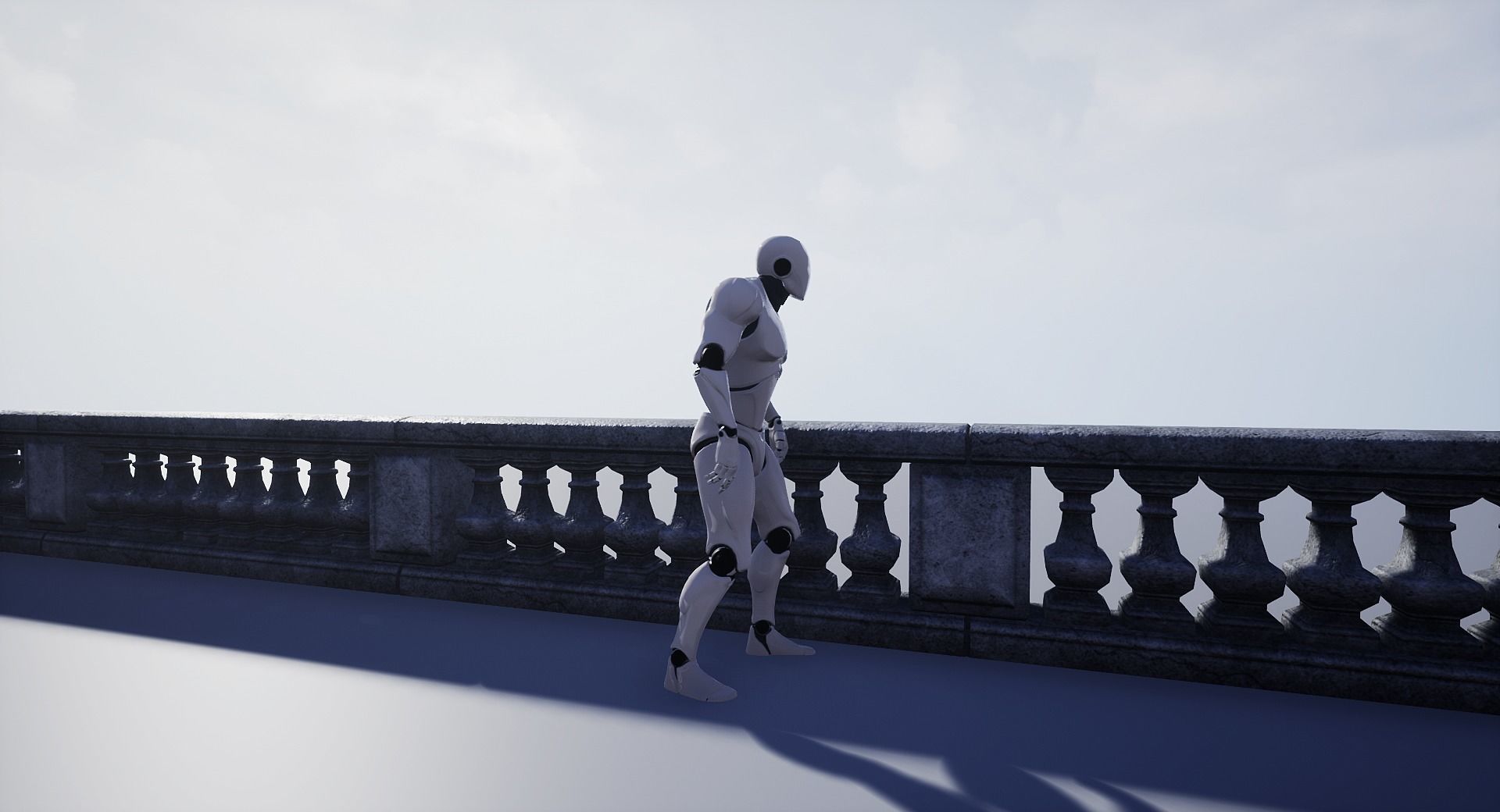 Modular balusters Low-poly 3D model_8