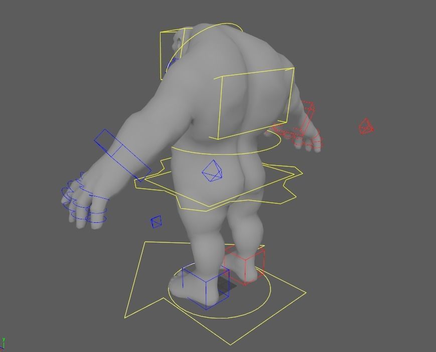 Orc Ogre - Rigged Creature Low-poly 3D model_26