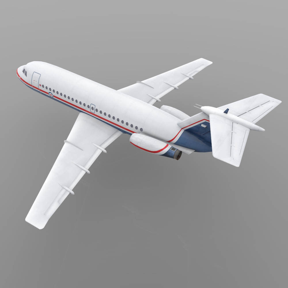British Aircraft Corp 475 in multiple formats Low-poly 3D model_9