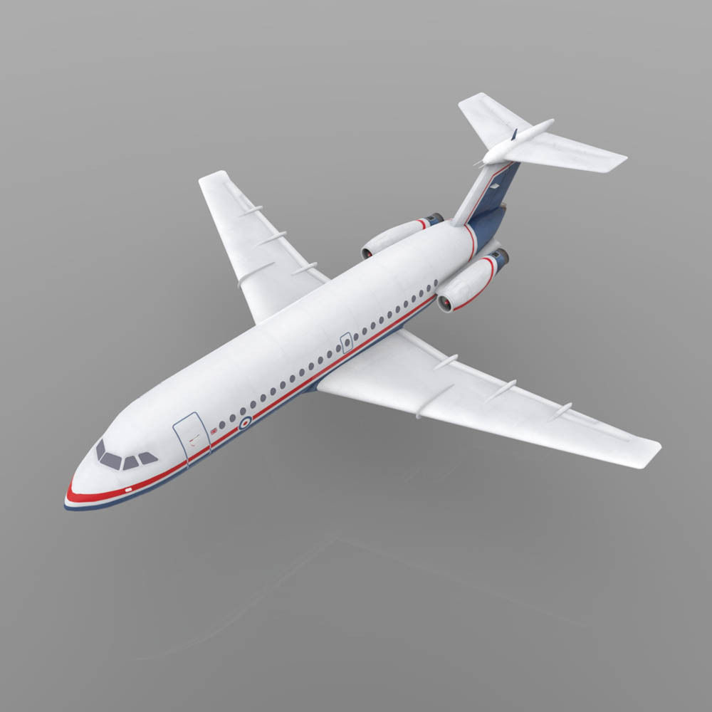 British Aircraft Corp 475 in multiple formats Low-poly 3D model_7