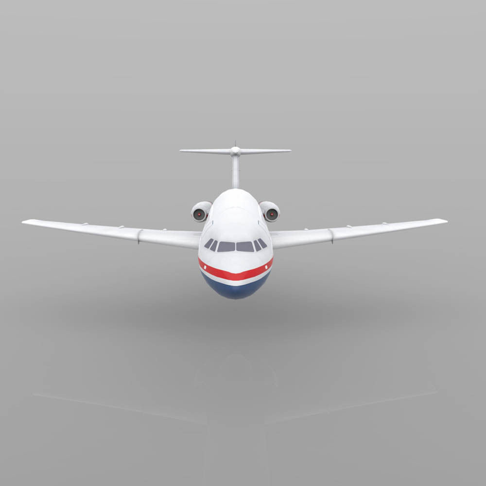 British Aircraft Corp 475 in multiple formats Low-poly 3D model_5