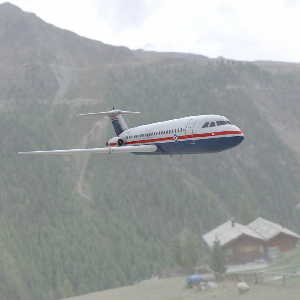 British Aircraft Corp 475 in multiple formats Low-poly 3D model_1