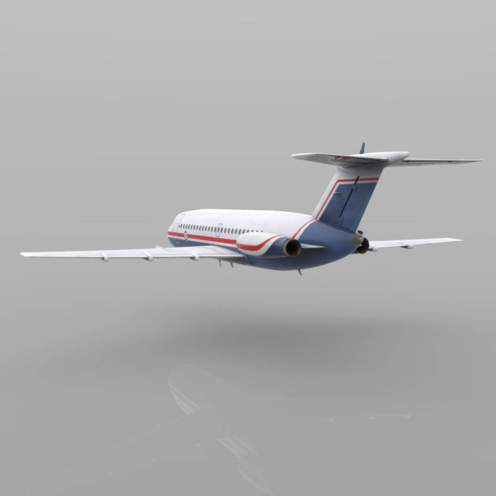 British Aircraft Corp 475 in multiple formats Low-poly 3D model_6