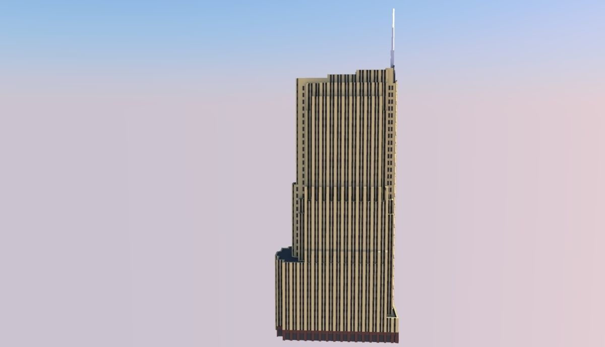 NBC Tower Chicago 3D print model_4