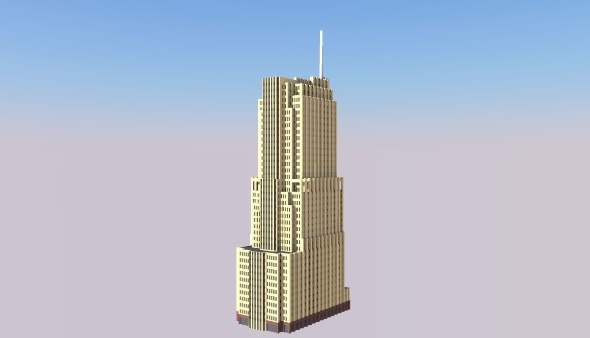 NBC Tower Chicago 3D print model_1