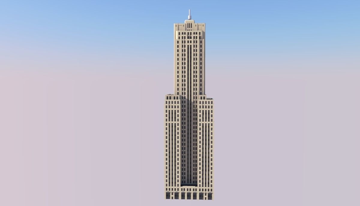 LaSalle Wacker Building 3D print model_2