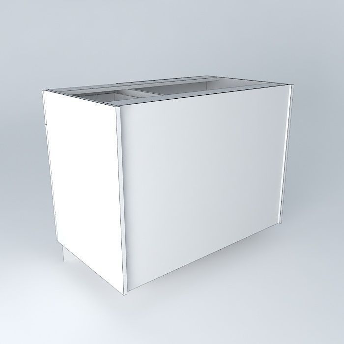 BB1D1D cabinet Free 3D model_4