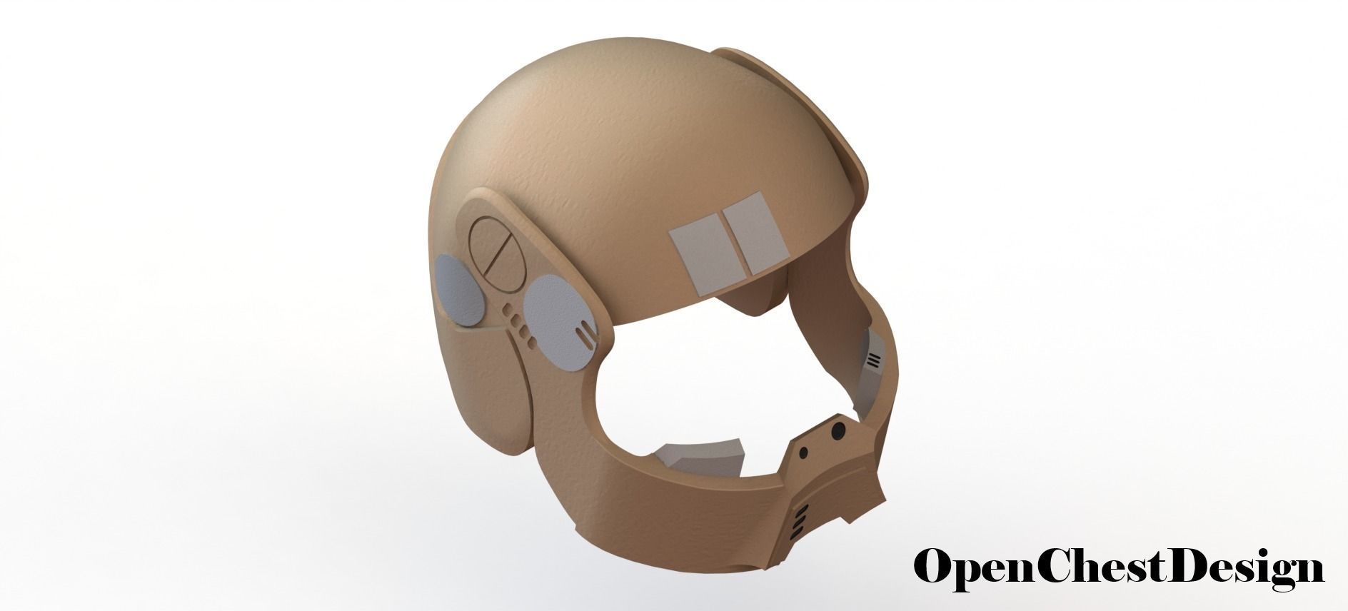 Star Wars Resistance Trooper Helmet 3D print model_1