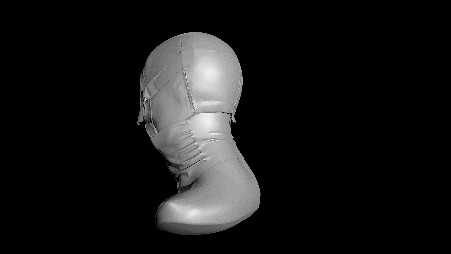 Mask high poly Free 3D print model_8