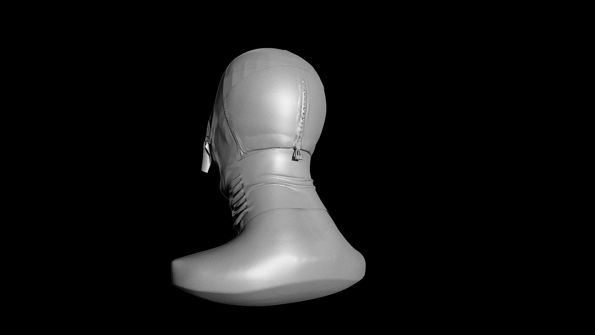 Mask high poly Free 3D print model_7