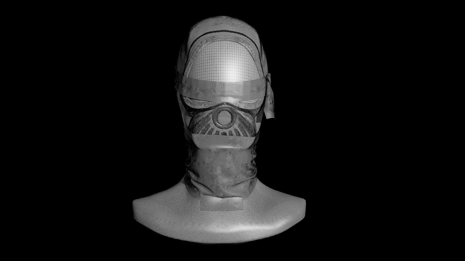 Mask high poly Free 3D print model_16