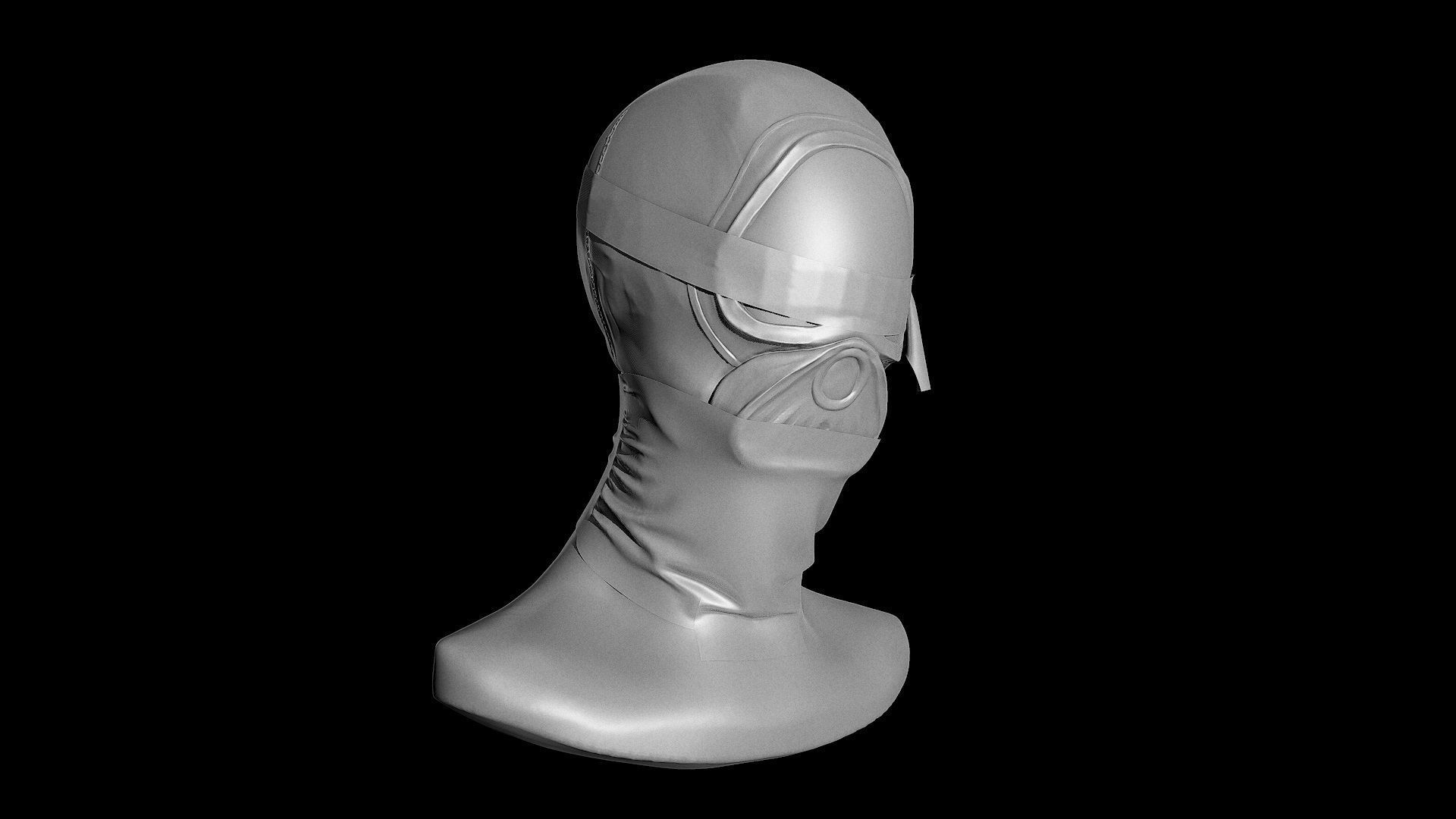 Mask high poly Free 3D print model_2