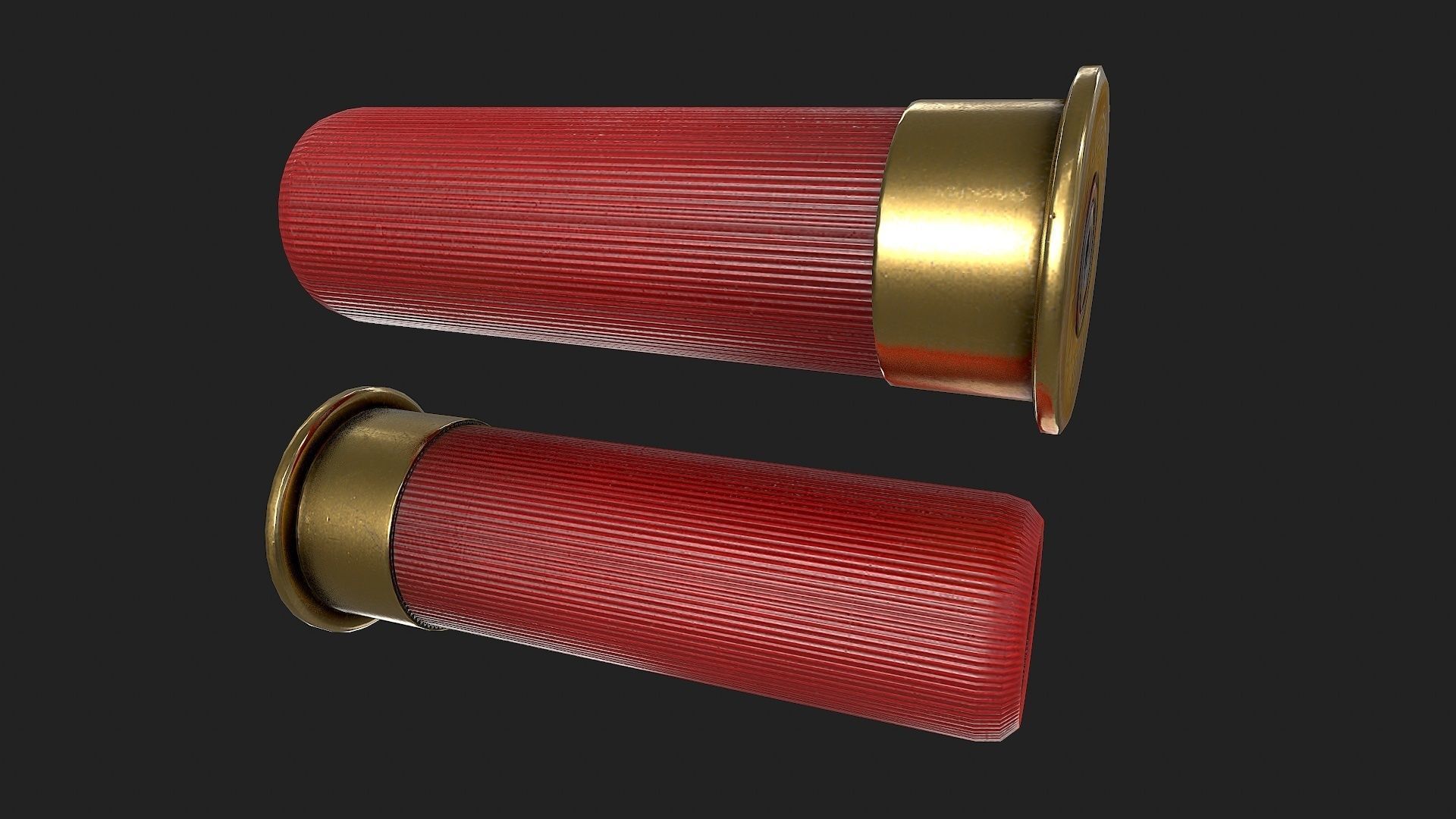 USAS-12 gun Low-poly 3D model_26