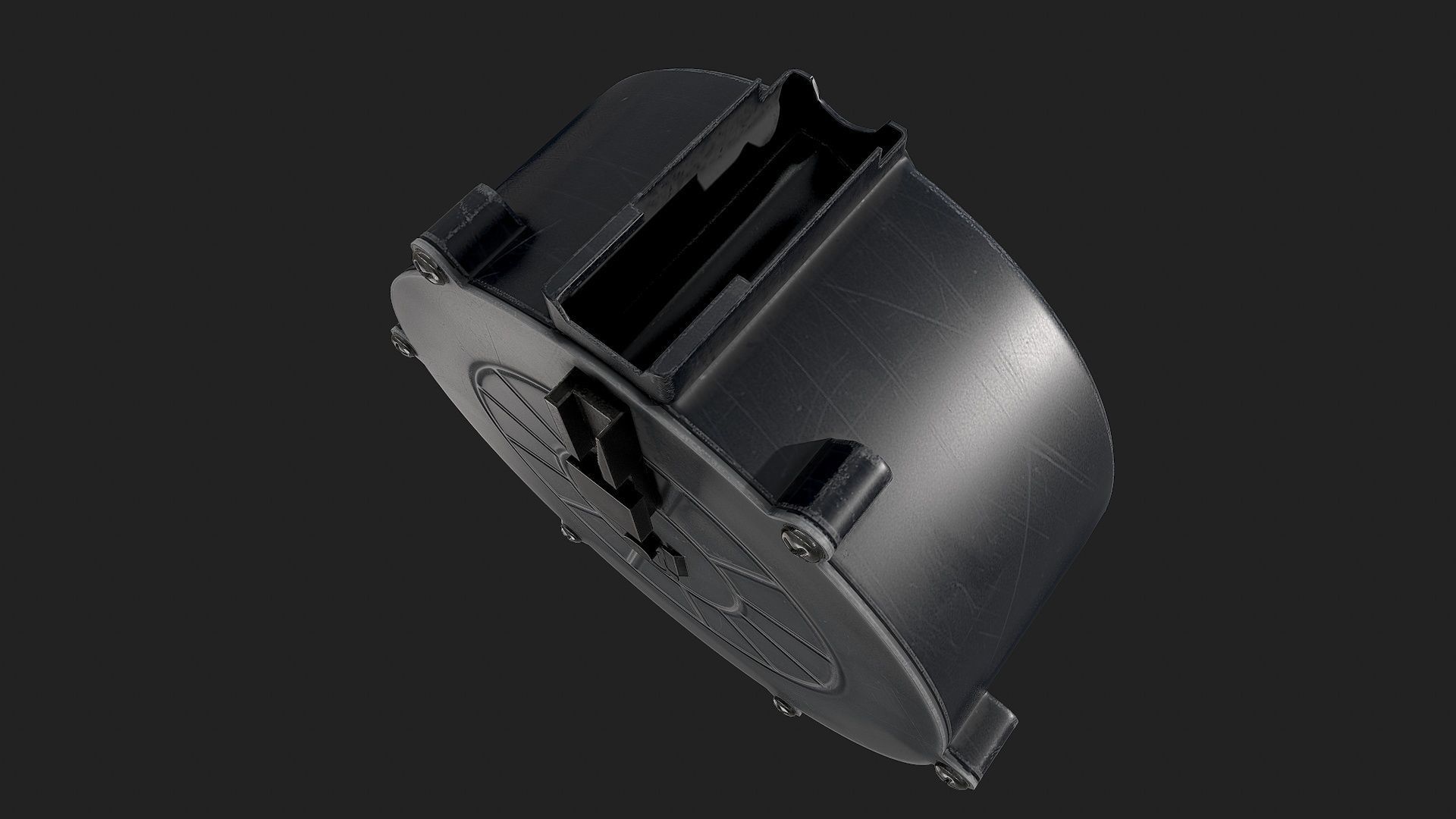 USAS-12 gun Low-poly 3D model_24