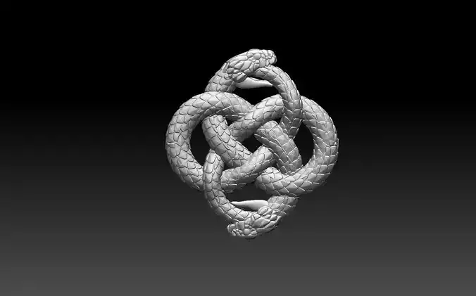 snake  3D print model