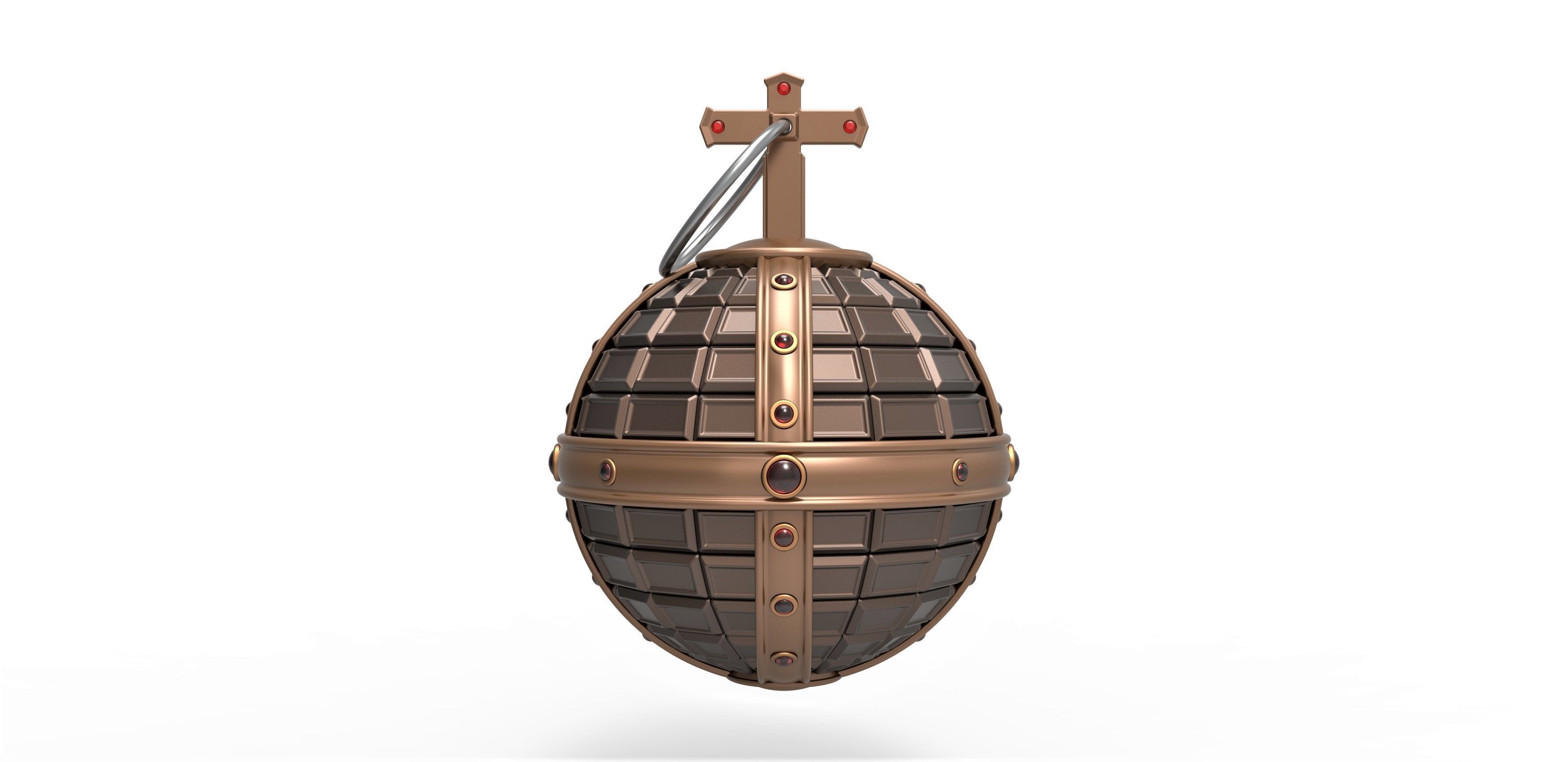 Holy hand grenade from the movie Ready player one 2018 3D print model_3