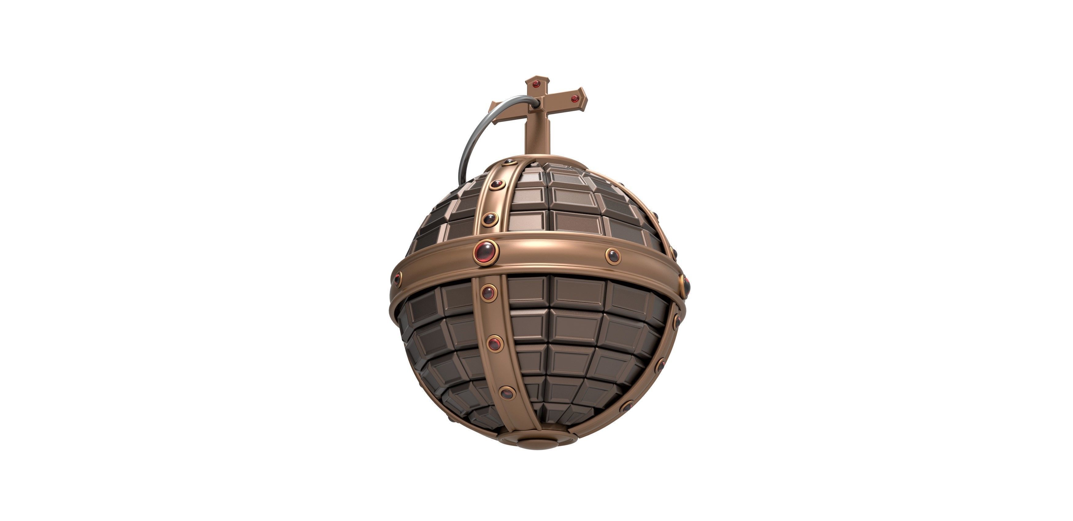Holy hand grenade from the movie Ready player one 2018 3D print model_2