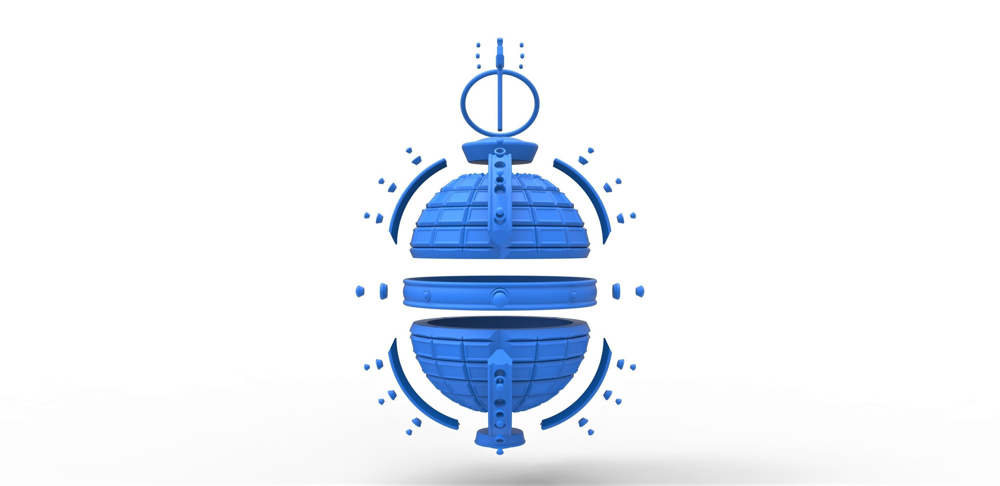 Holy hand grenade from the movie Ready player one 2018 3D print model_21