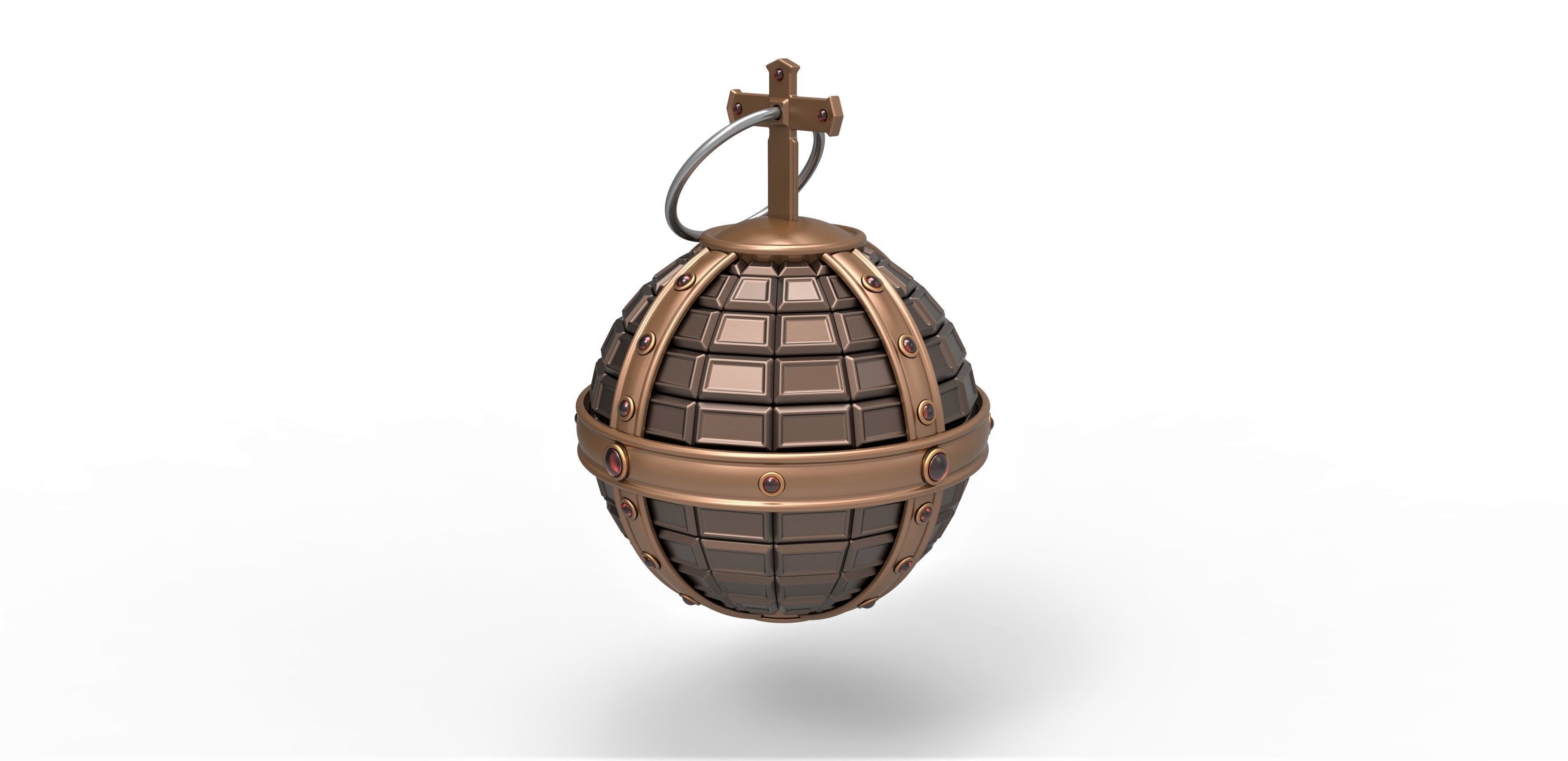 Holy hand grenade from the movie Ready player one 2018 3D print model_6