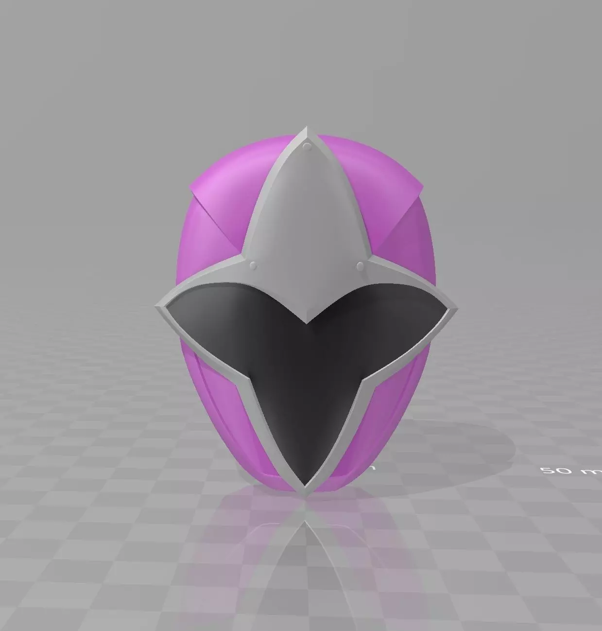 Power Rangers Shuriken Sentai Ninninger MomoNinger Helmet 3D print model_0