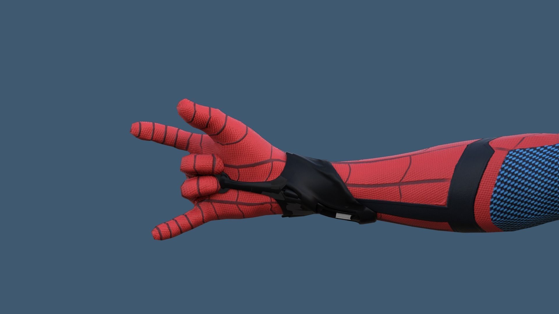 Spider-Man  Homecoming  Low-poly 3D model_4