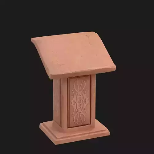 Pulpit 3 wooden lectern