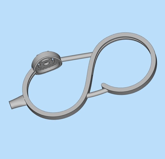 Women Diamond ring design 3dm stl 3D print model 3D print model_21