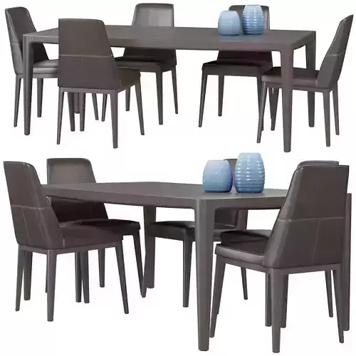 Chair Natuzzi Vesta 3D model