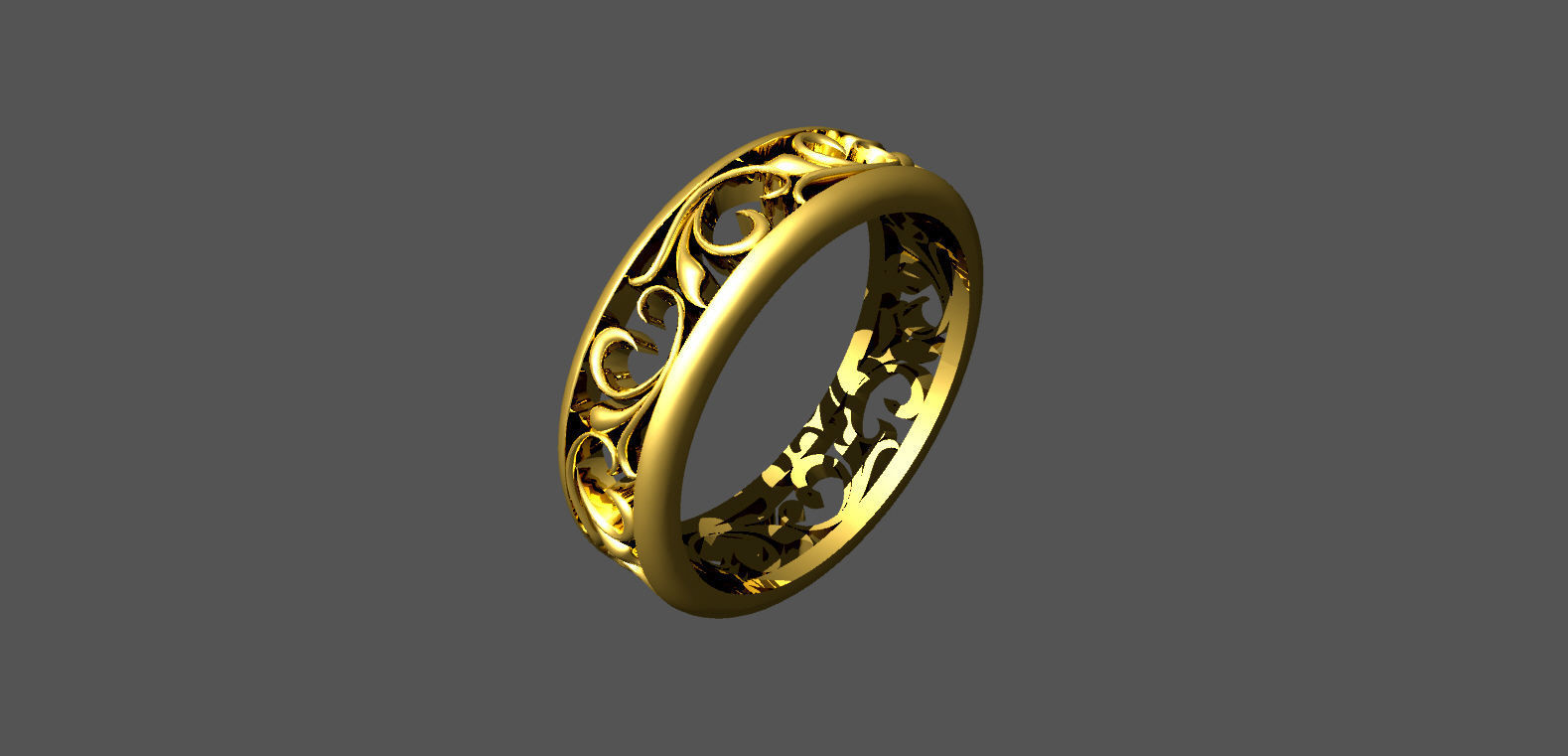   patterned ring 3D model_1