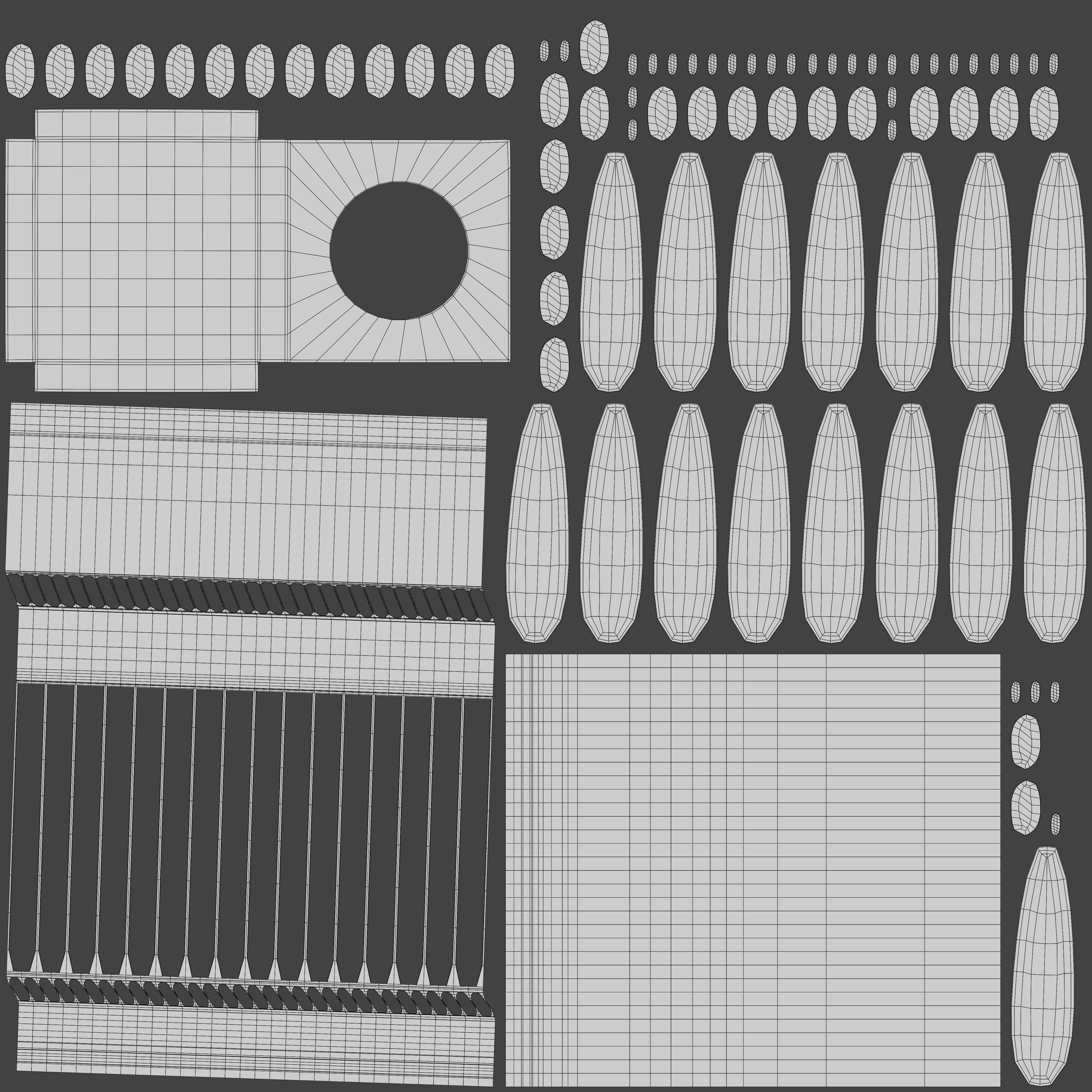 Garden urn planter02 B 3D model_10
