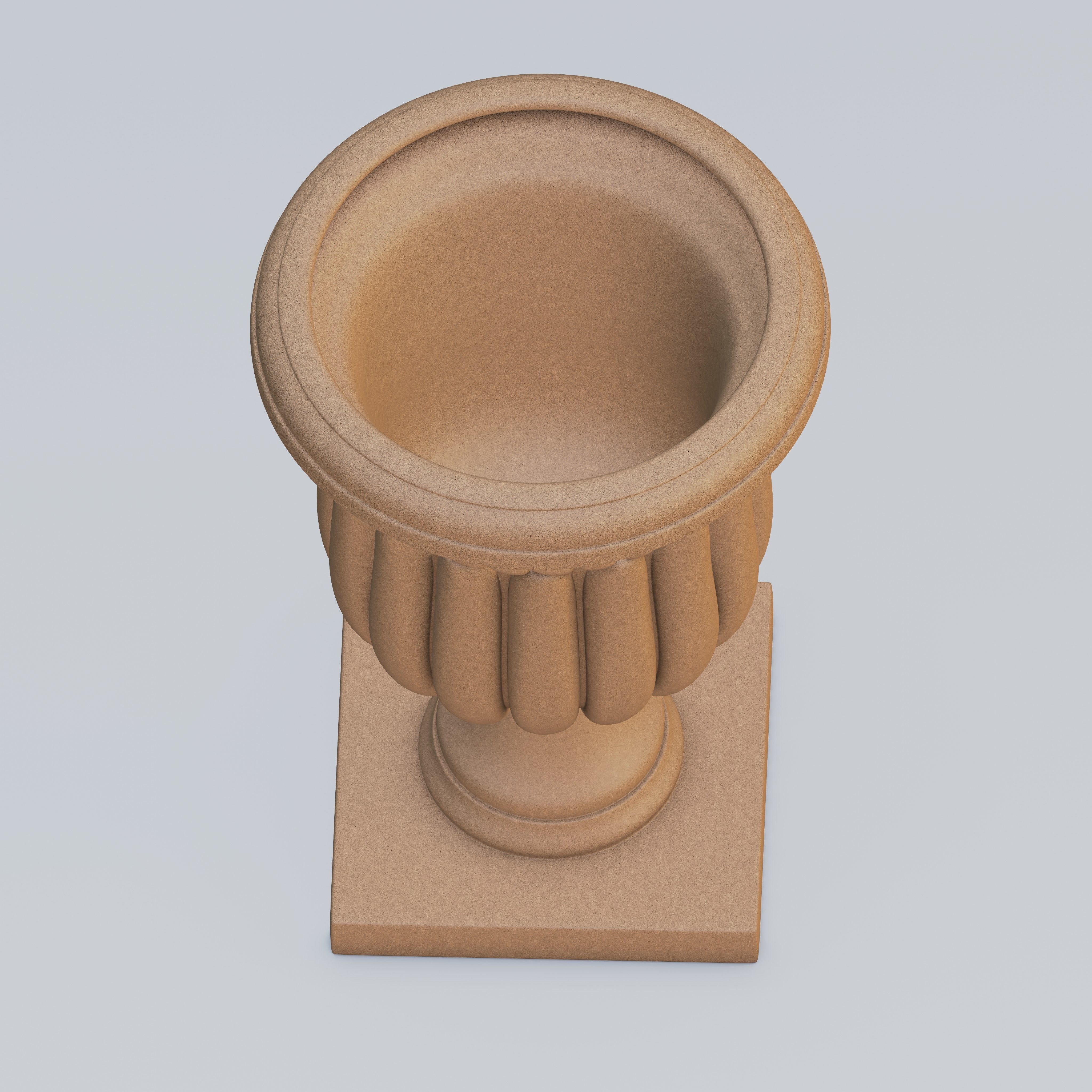 Garden urn planter02 B 3D model_3