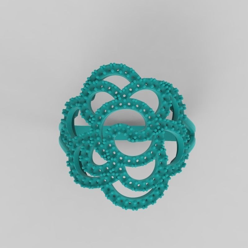 Women Diamond ring design 6 3dm stl 3D print model 3D print model_14