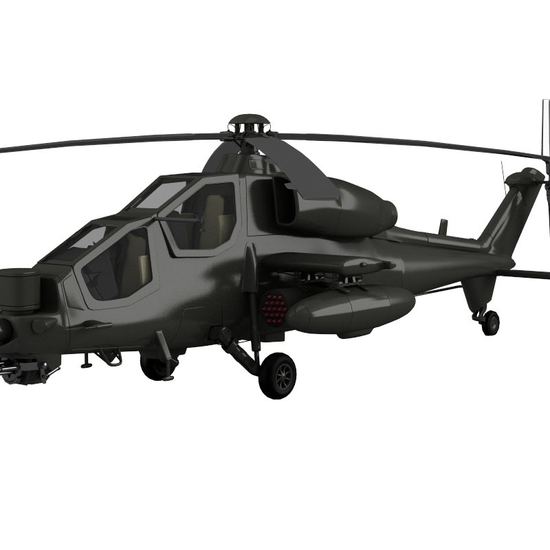Helicopter A129 Mangusta 3D model_4