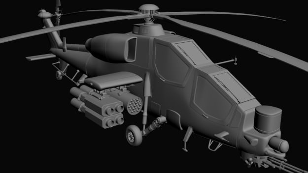 Helicopter A129 Mangusta 3D model_16