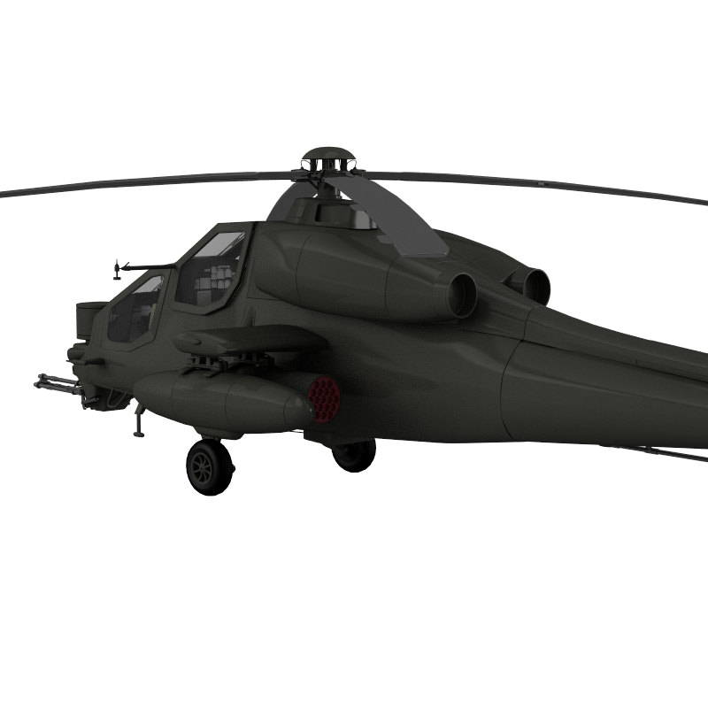 Helicopter A129 Mangusta 3D model_5