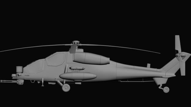Helicopter A129 Mangusta 3D model_11