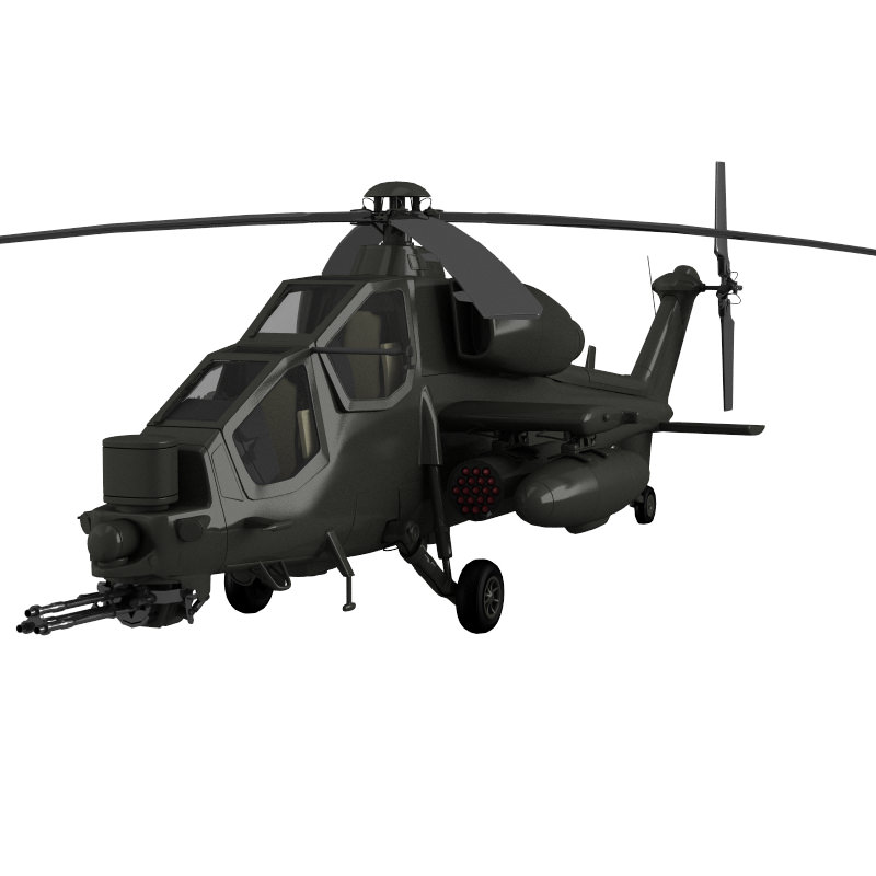 Helicopter A129 Mangusta 3D model_2
