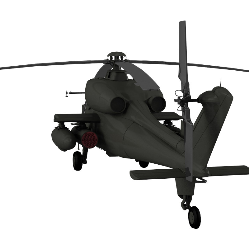 Helicopter A129 Mangusta 3D model_7