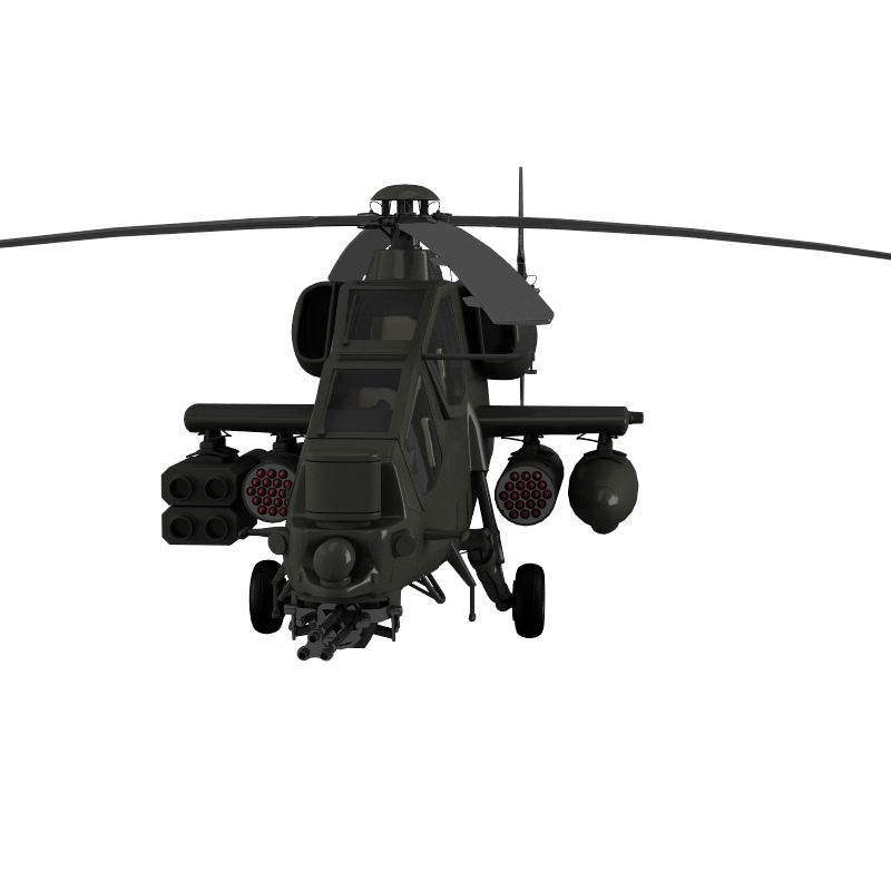 Helicopter A129 Mangusta 3D model_3