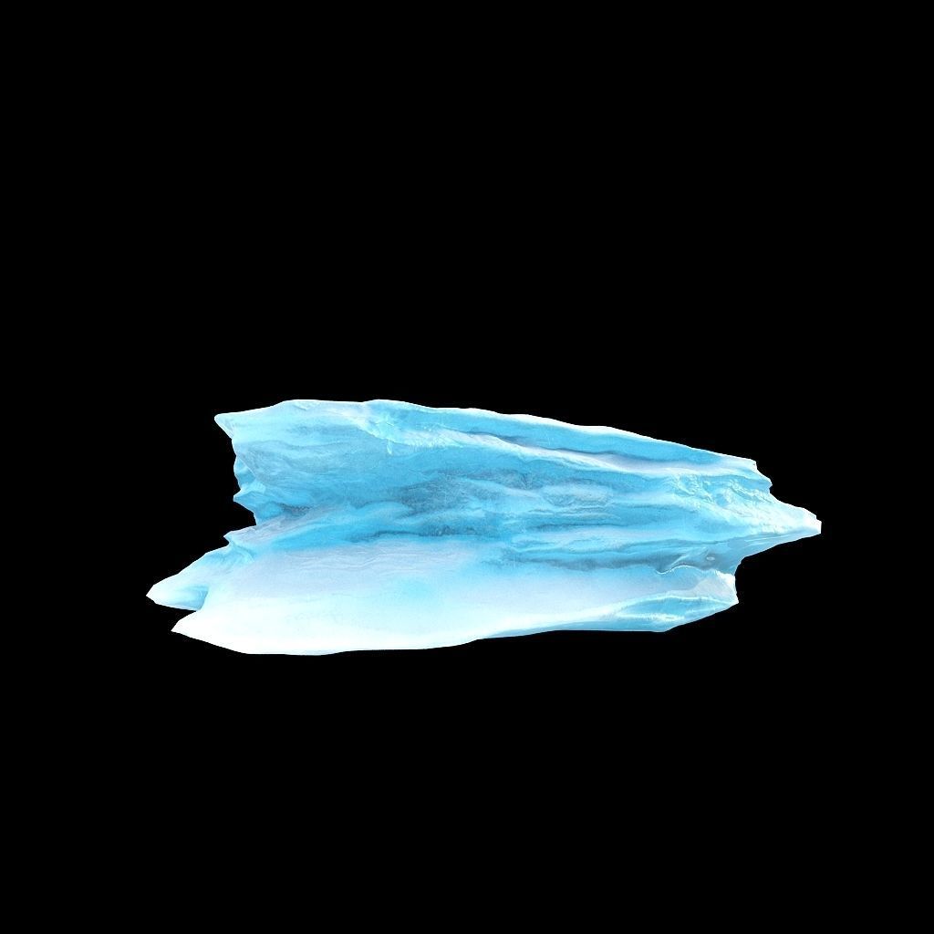 Photorealistic V-Ray render ready Iceberg kit  Low-poly 3D model_11