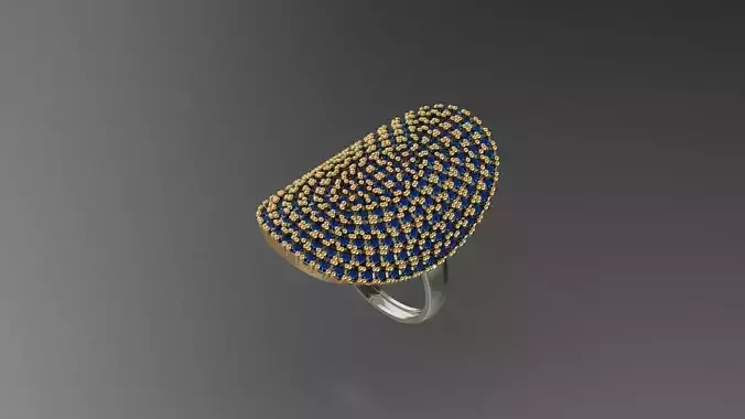 pave woman ring 