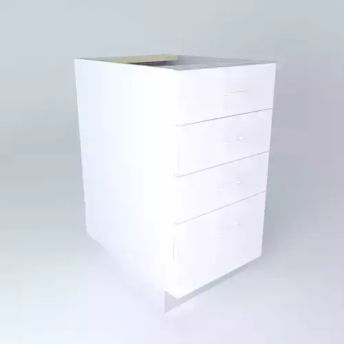 DB4D-4 cabinet with three drawers