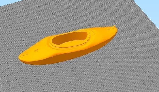 kayak 3D print model