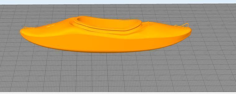 kayak 3D print model_1
