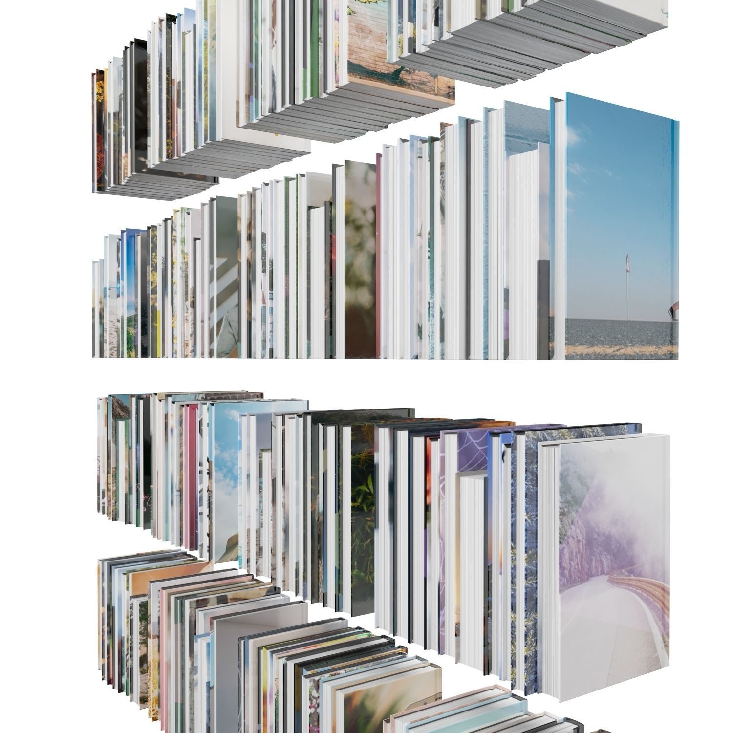 Books 150 pieces 1-8-1 3D model_13