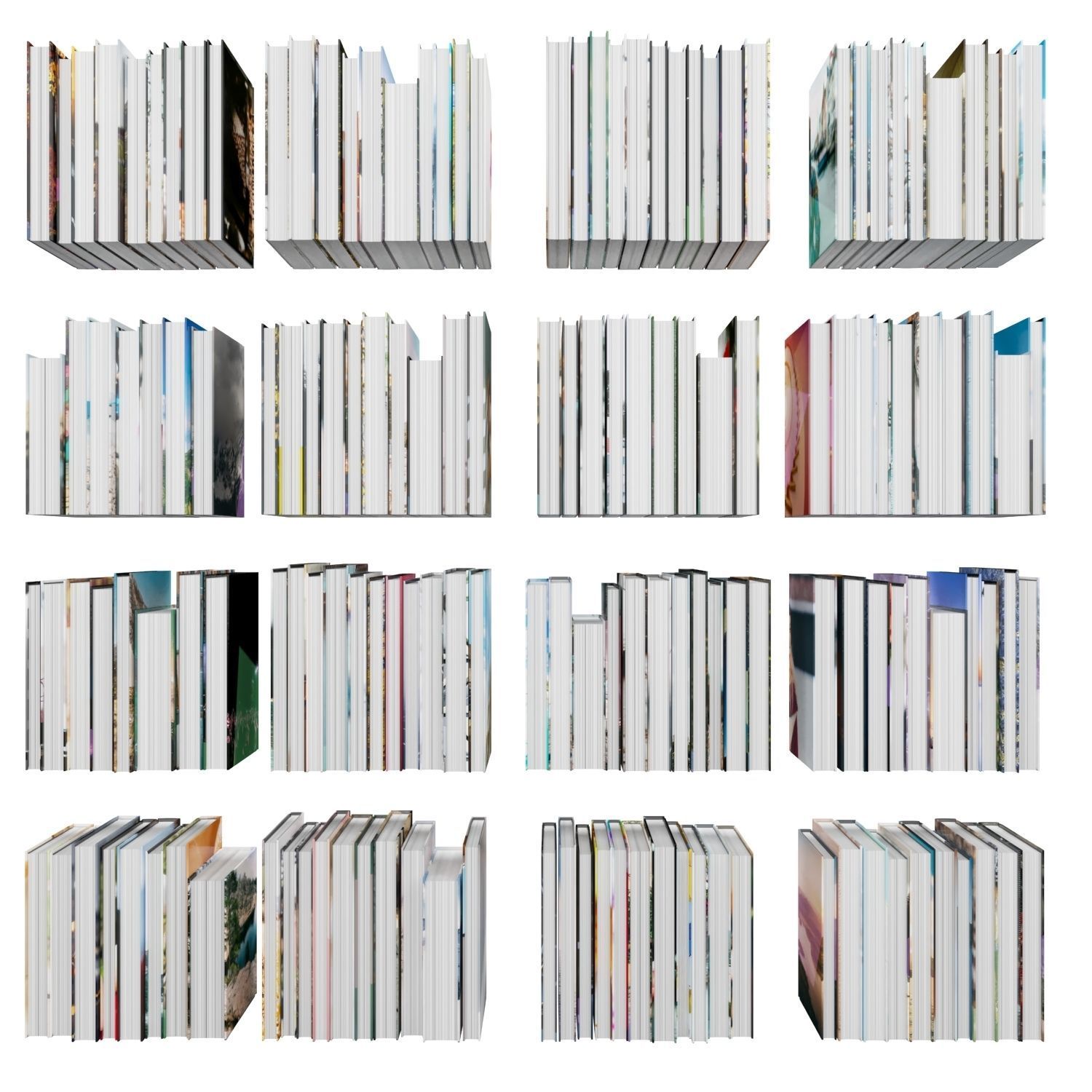 Books 150 pieces 1-8-1 3D model_15